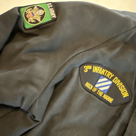 Army jacket 3rd infantry div fallen heroes Patch men Sz L USA Coast Guard Troops - Picture 4 of 16